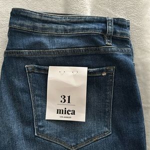 Mica straight leg distressed jeans